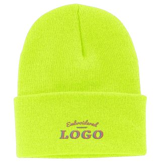 Soft Acrylic Beanie 12" – NAS 90 Embroidered