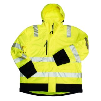 Xtreme Visibility Xtremedry® Breathable Rain Jacket – RW7323J with screenprinted logo on back